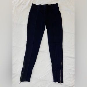 Forever 21 High Waist Legging Moto Detailing Zipper Ankle